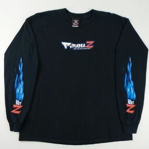 Vintage 2005 PiranaZ Racing Speed Freak Long sleeves T-Shirt Size Men's XL